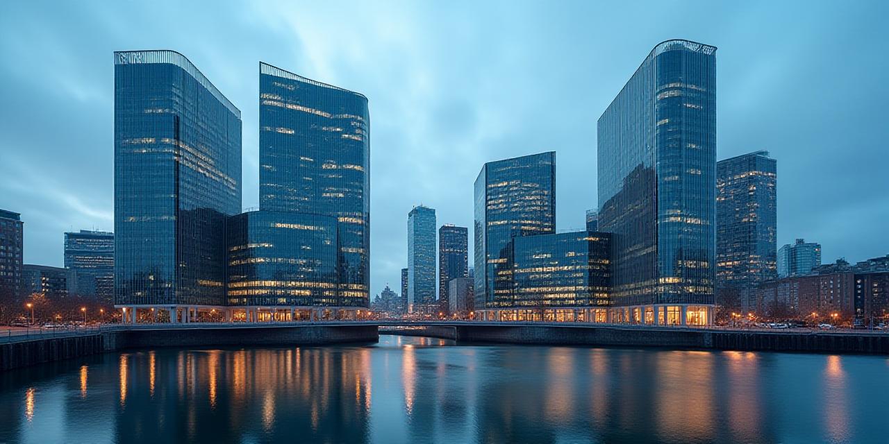View of the Dublin Financial District, reflecting the local grounding of Glacial Guard Finance
